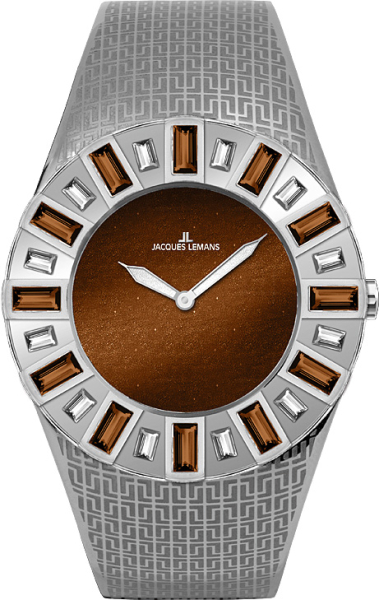 Jacques Lemans 1-1585K Uhr Damen Uhr  Edelstahl Quarz 3Bar
